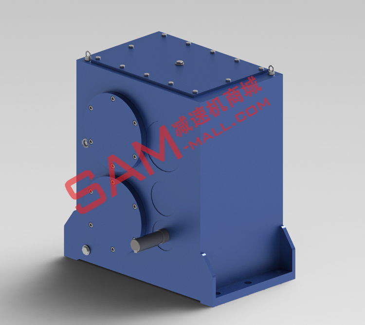 雙輸出軸減速機(jī)后側(cè)視圖 雙輸出軸減速機(jī)后側(cè)視圖